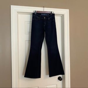 Guess Dark Denim Super Flare Jean Size 27